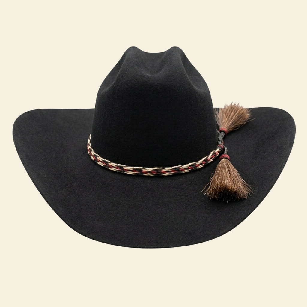 Outback King | Luxury Wool Felt | Cattleman | Black