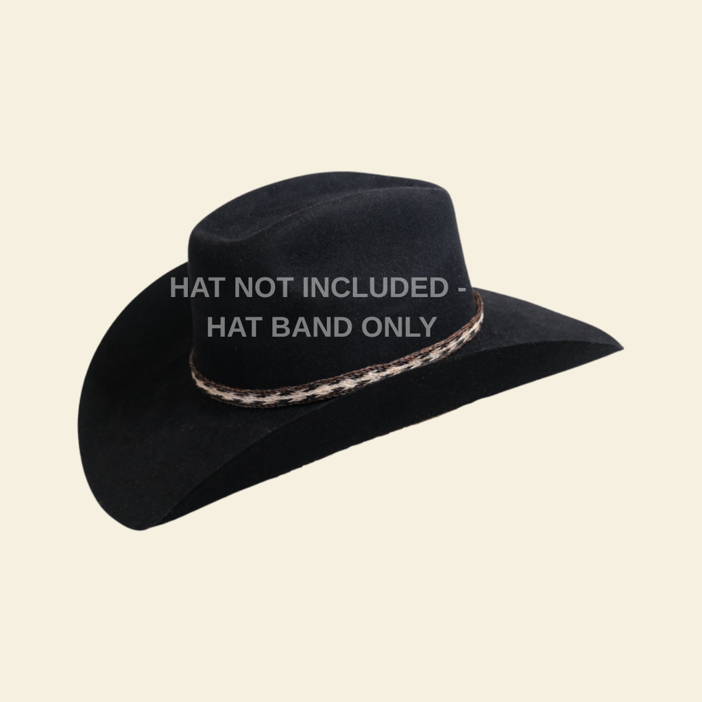 Outback King | Horsehair Hat Band | with Sliding Knots