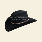 Outback King | Horsehair Hat Band | with Sliding Knots
