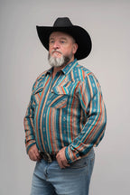 Outback King | Men's Frontier Shirt | Navaho Blue