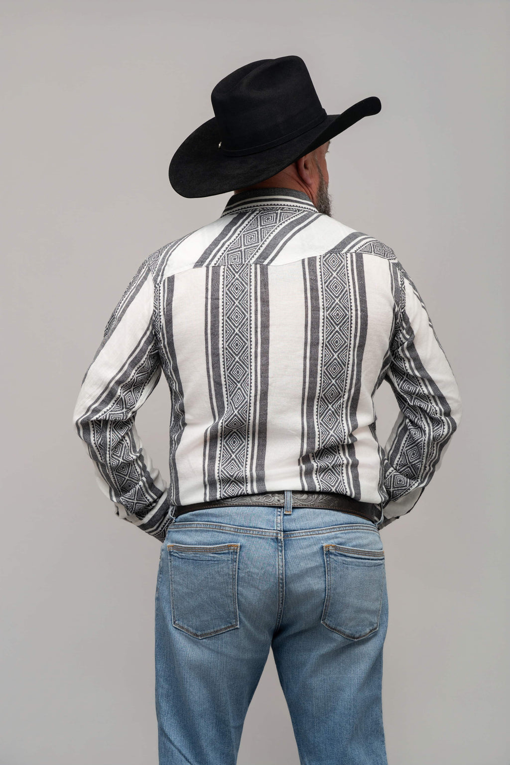 Outback King | Men's Frontier Shirt | Grey Diamond