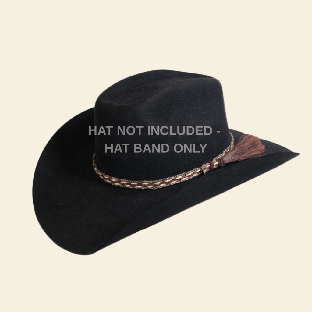 Outback King | Horsehair Hat Band | with Tassel