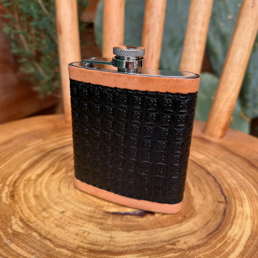 Outback King | Flask | Two-Tone Stamped Matte
