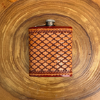 Outback King | Flask | Honey-Toned Braided Geometric