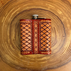 Outback King | Flask | Honey-Toned Braided Geometric