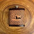 Outback King | Flask | Tooled Cross & Stallion
