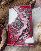 Outback King | Western Clutch Purse | Indian Cherry