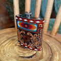 Outback King | Flask | Tribal Inlay & Mixed Tooling