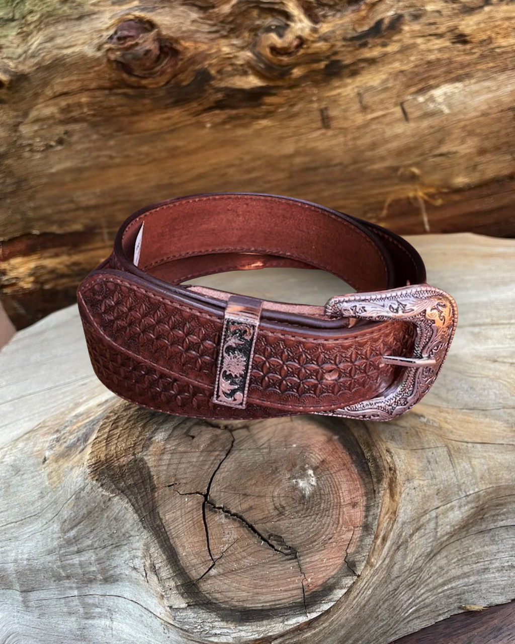 Outback King | Premium Western Belt | Snowdrops