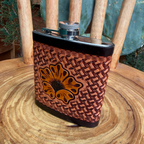 Outback King | Flask | Stamped Lattice & Bloom