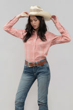 Outback King | Honey Don't Shirt | Pink Check