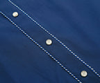 Outback King | Men's Ranger Embroidery Cowboy Shirt | Navy Blue