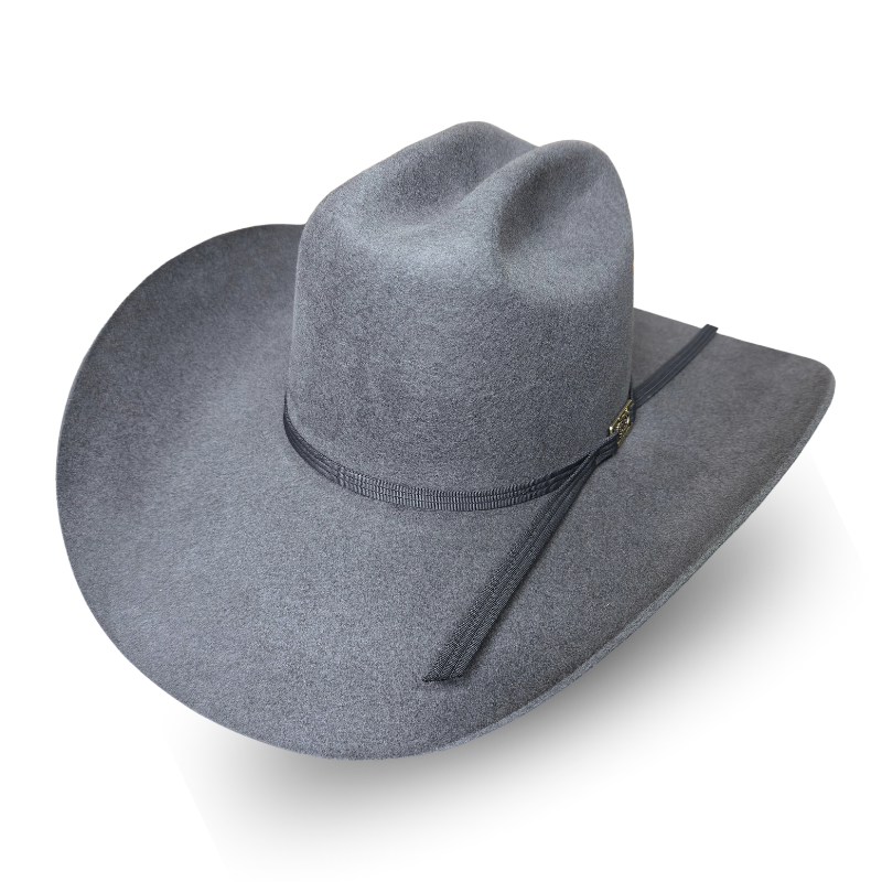 Outback King | Luxury Wool Felt | Gun Smoke | Steel
