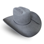 Outback King | Luxury Wool Felt | Gun Smoke | Steel