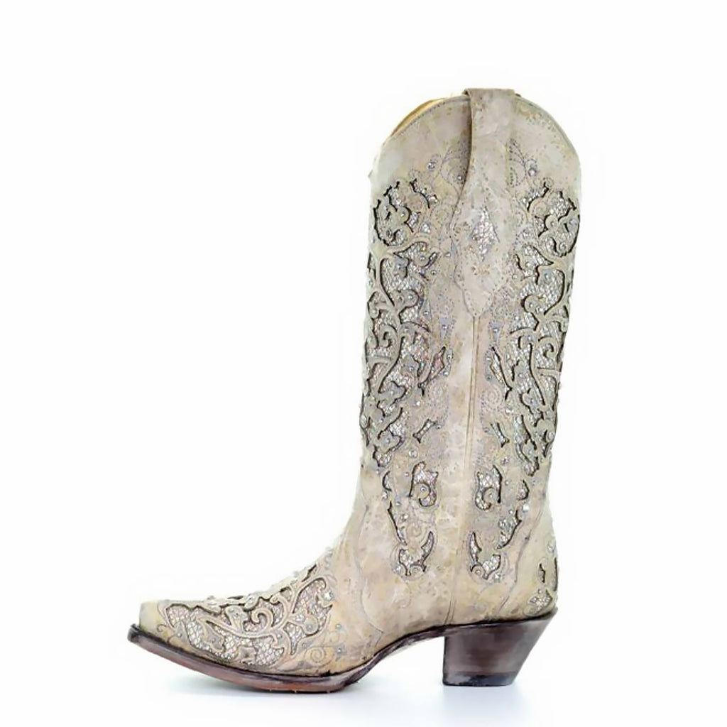 Corral | Glitter Inlay Crystals | White *In Stock - Outback Traders Australia