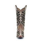 Corral | Embroidered Black Sequin Inlay | Brown *In Stock Now - Outback Traders Australia