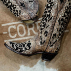 Corral | Embroidered Black Sequin Inlay | Brown *In Stock Now - Outback Traders Australia
