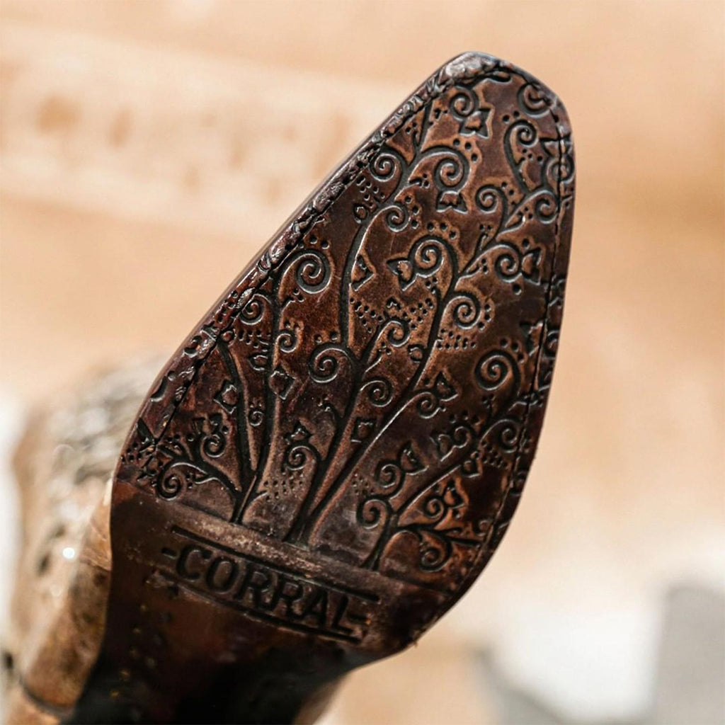 Corral | Embroidered Black Sequin Inlay | Brown *In Stock Now - Outback Traders Australia