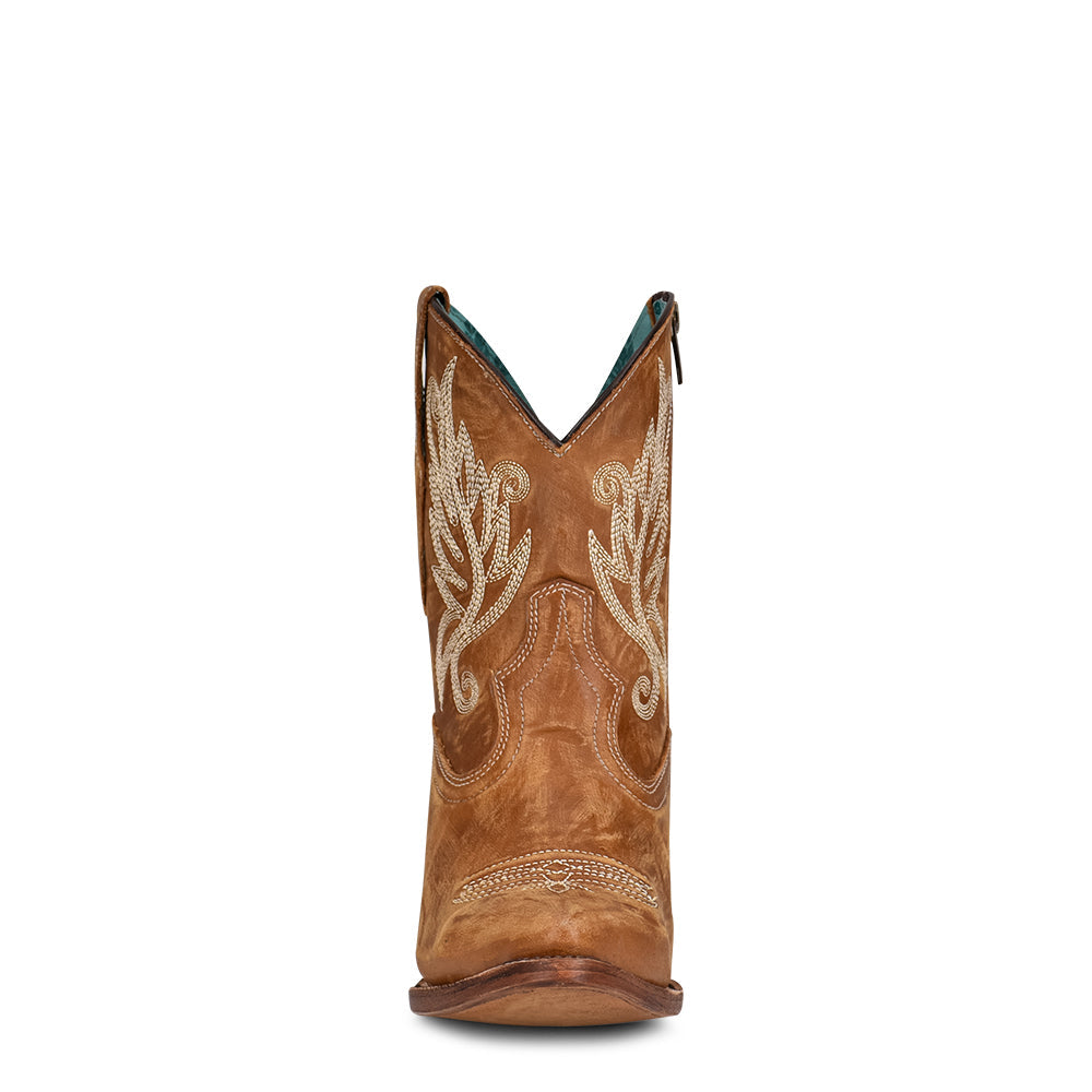 Corral | Embroidery Ankle Boot | J Toe | Golden