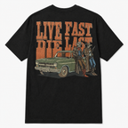 Outback King | Live Fast Die Last | Cowboy Fit T-Shirt | Pitch Black