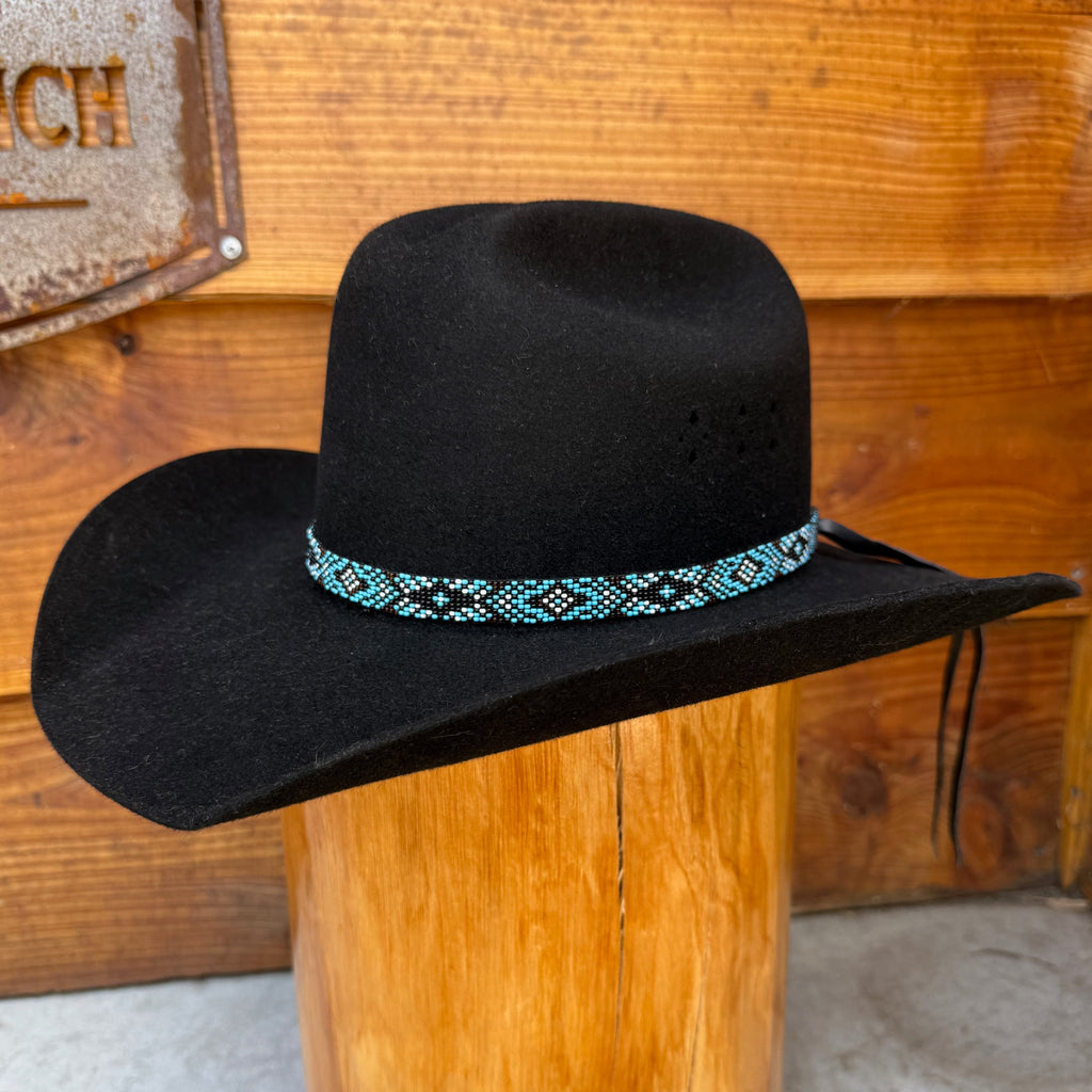 Outback King | Beaded Hat Band | Narrow