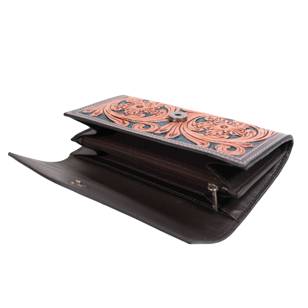 Outback King | Western Clutch Purse | Emerald Vine