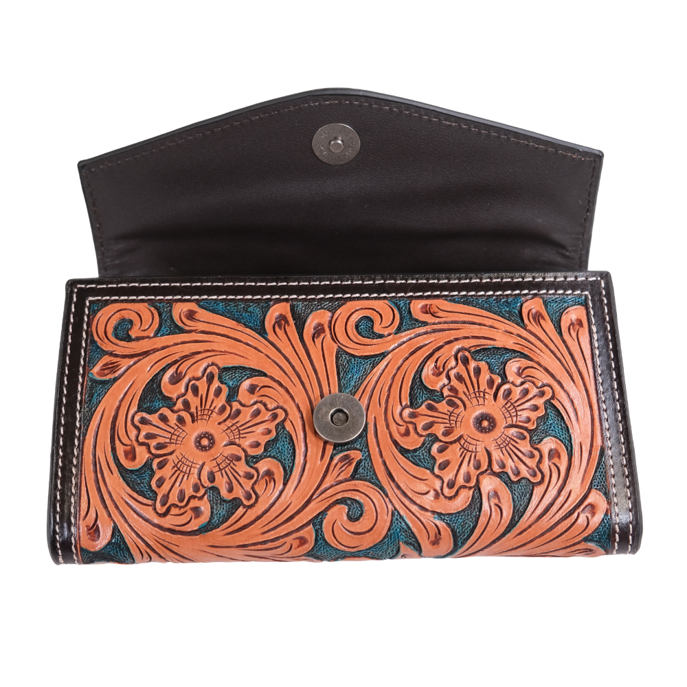Outback King | Western Clutch Purse | Emerald Vine