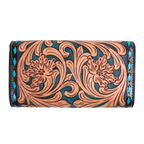 Outback King | Western Clutch Purse | Turquoise Buckstitch