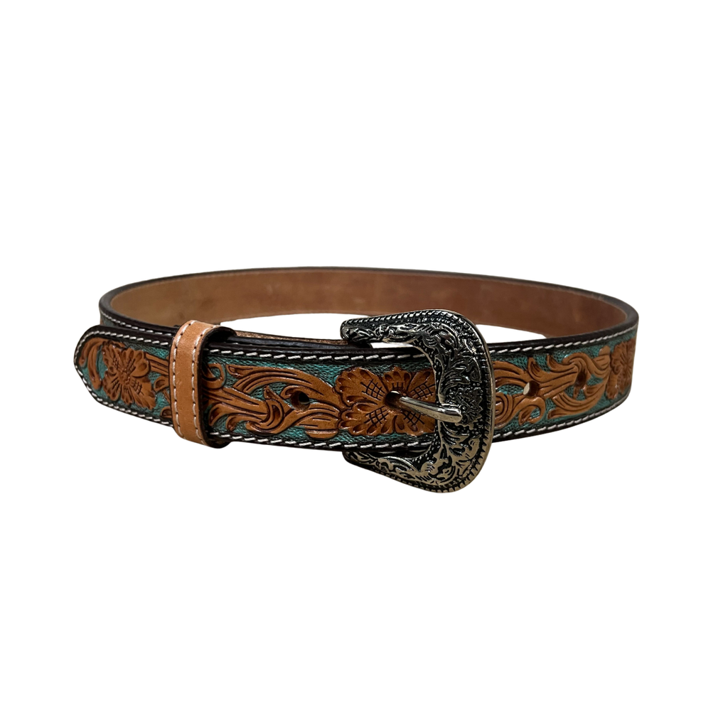 Outback King | Junior Western Belt | Turquoise Vine