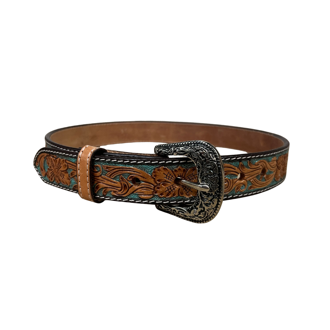 Outback King | Junior Western Belt | Turquoise Vine