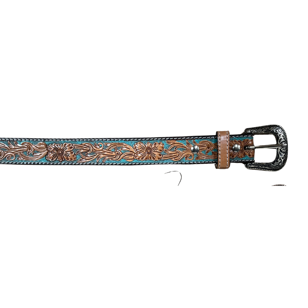 Outback King | Junior Western Belt | Turquoise Vine