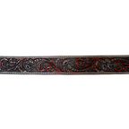 Outback King | Carved Tool Western Belt | Floral Ridge
