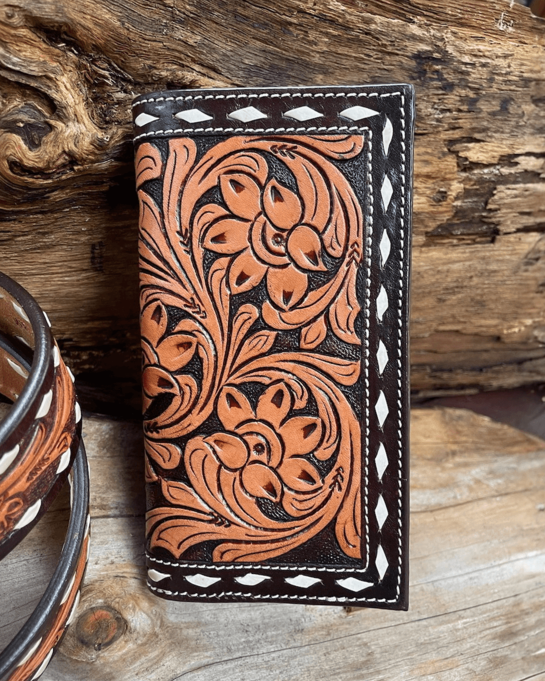 Outback King | Cowboy Wallet | Retro Buckstitch