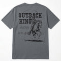 Outback King | Storm Rider | Cowboy Fit T-Shirt | Storm Grey