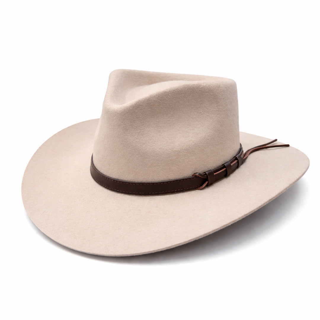 Outback King | Luxury Wool Felt | Big River | Silver Belly