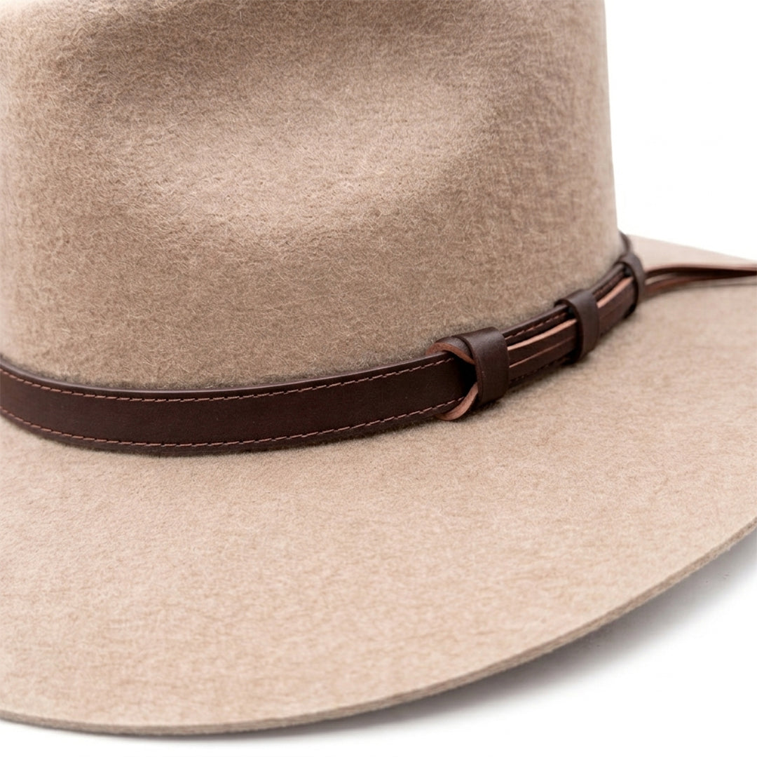 Outback King | Luxury Wool Felt | Big River | Silver Belly