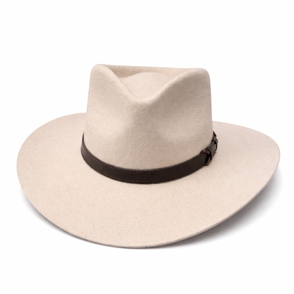 Outback King | Luxury Wool Felt | Big River | Silver Belly