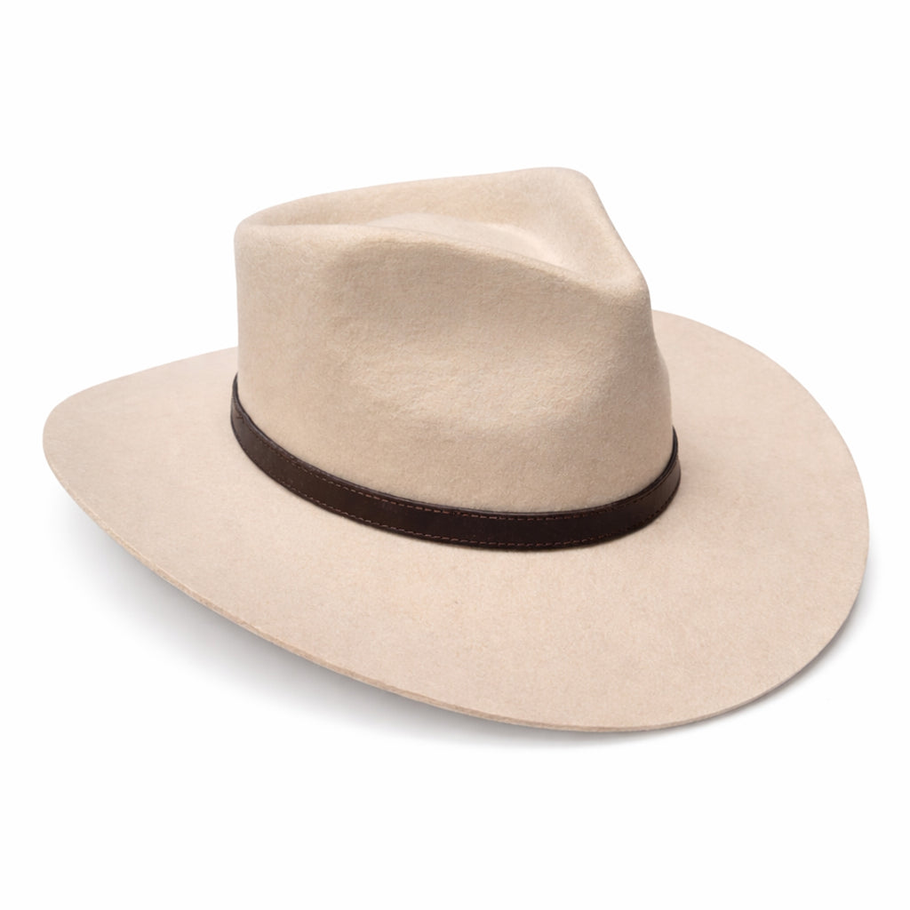 Outback King | Luxury Wool Felt | Big River | Silver Belly