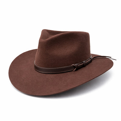 Outback King | Luxury Wool Felt | Big River | Chocolate