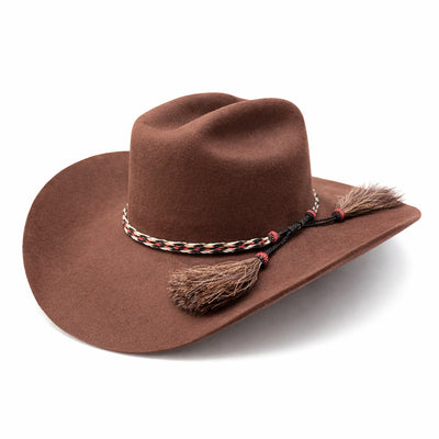 Outback King | Luxury Wool Felt | Cattleman | Chocolate