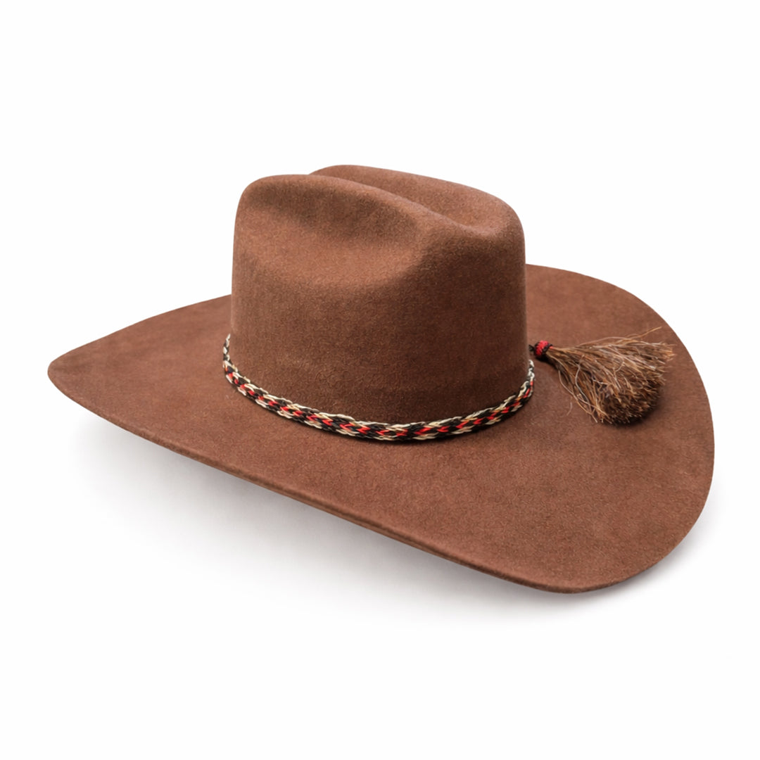 Outback King | Luxury Wool Felt | Cattleman | Chocolate