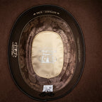 Outback King | Luxury Wool Felt | Gun Smoke | Chocolate