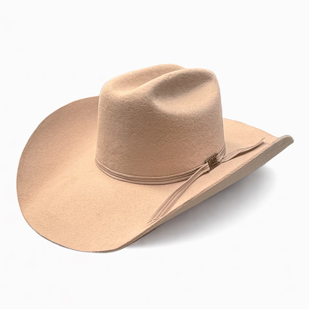 Outback King | Luxury Wool Felt | Gun Smoke | Buckskin