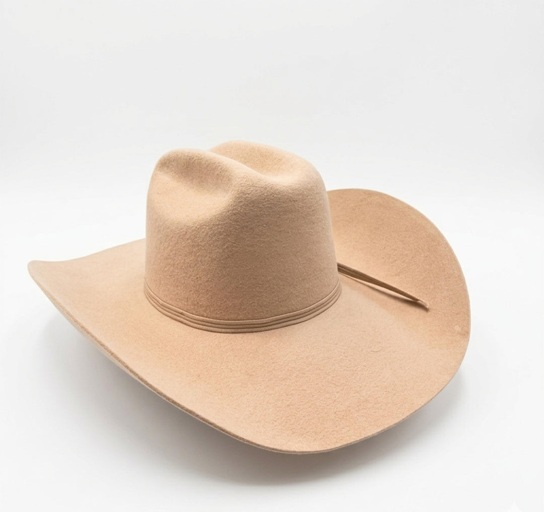Outback King | Luxury Wool Felt | Gun Smoke | Buckskin