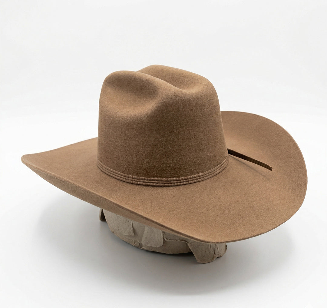 Outback King | Luxury Wool Felt | Gun Smoke | Sand