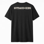 Outback King | Outlaw Duo | Cowboy Fit T-Shirt | Pitch Black