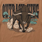 Outback King | Scrub Bull | Cowboy Fit T-Shirt | Desert Tan