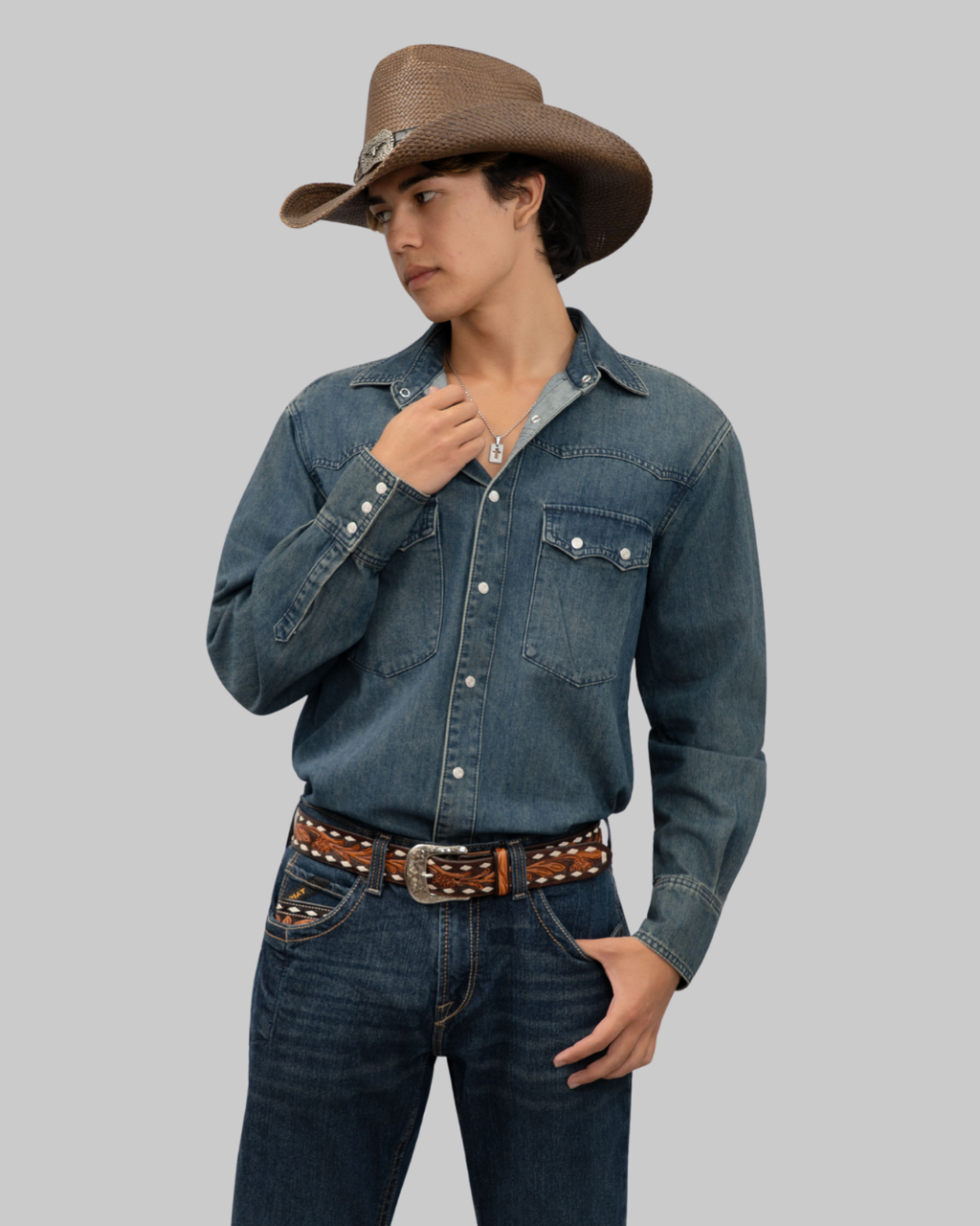 Outback King| Heritage Rancher Denim | Men's Western Shirt