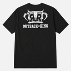 Outback King | Logo Cowboy Fit T-Shirt | Pitch Black