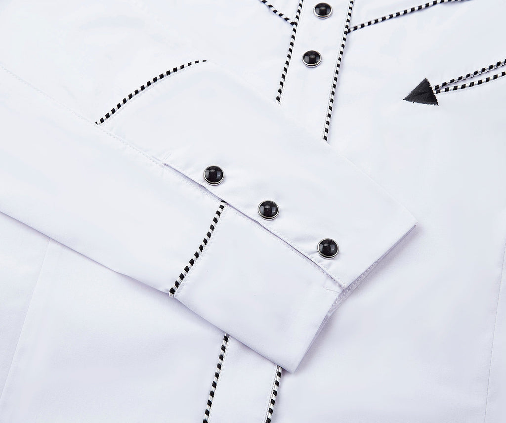 Outback King | Women's Prairie Embroidery Cowgirl Shirt | Classic Ivory